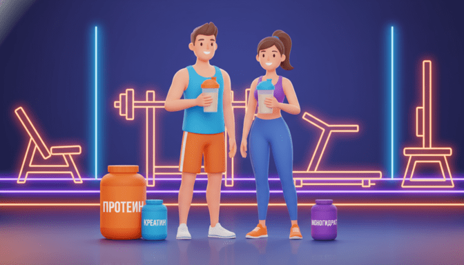 Протеин и креатин